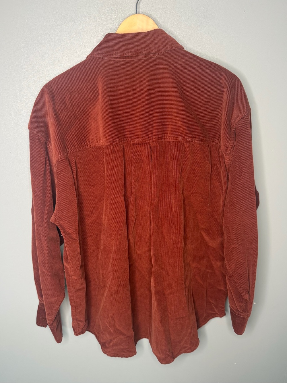 Abercrombie & Fitch Oversized Corduroy Shirt Jacket - Picture 3 of 9